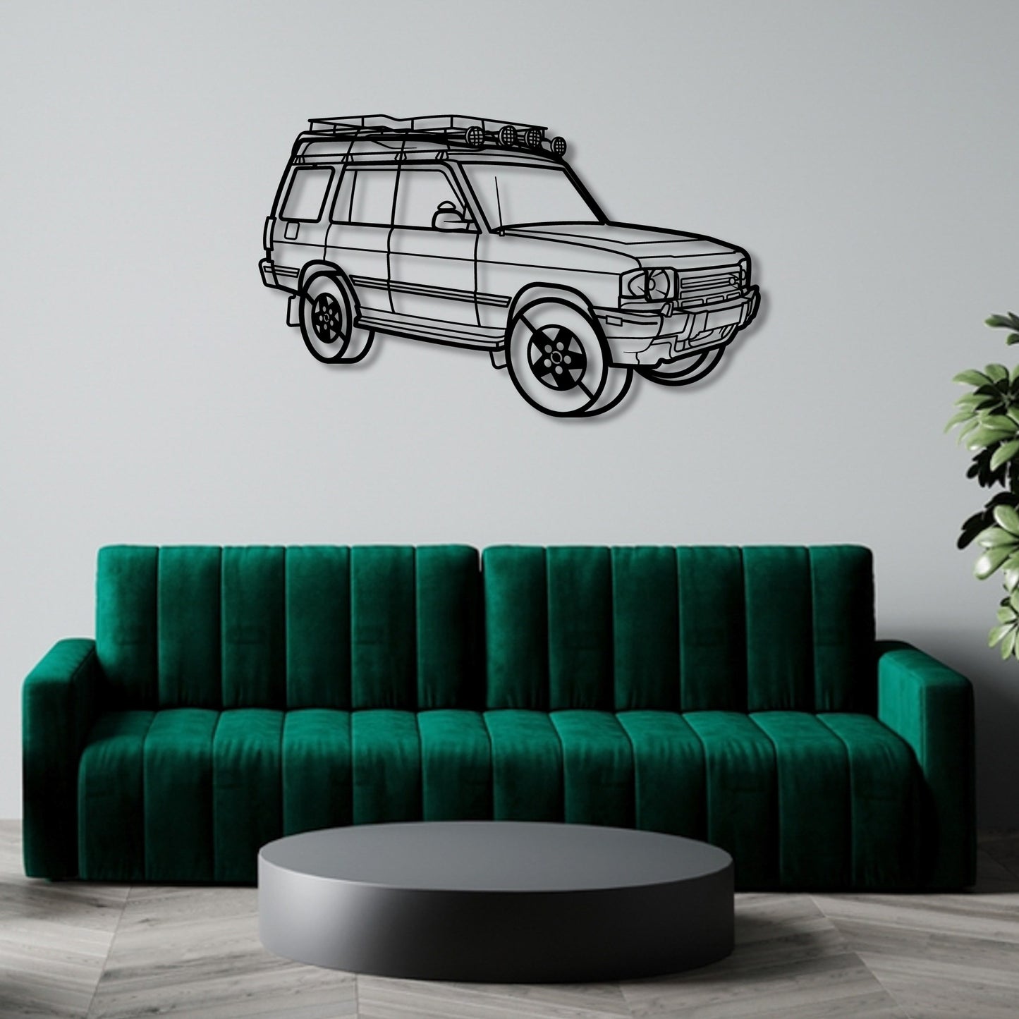 LAND ROVER PERSPECTIVE METAL WALL ART