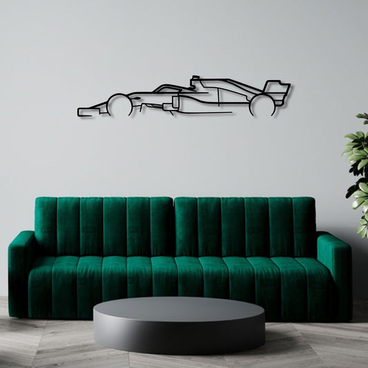 Formula One F1 Classic Detailed Metal Wall Art Frame