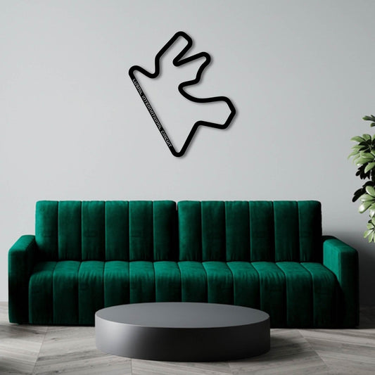 LUSAIL INTERNATIONAL CIRCUIT METAL WALL ART