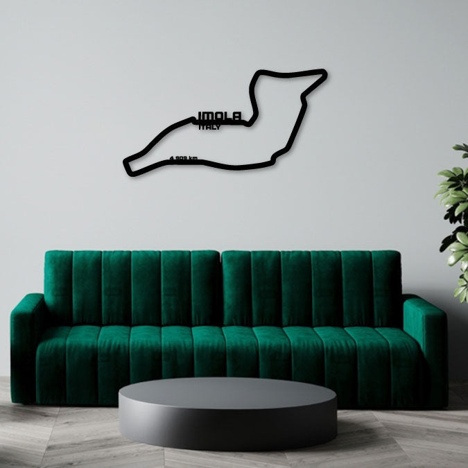 IMOLA AUTODROMO ENZO E DINO FERRARI METAL WALL ART