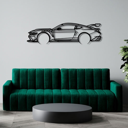 2025 FORD MUSTANG GTD METAL WALL ART