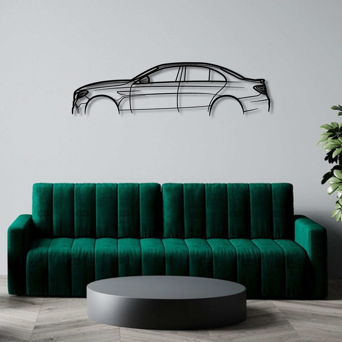 MERCEDES BENZ W215 E63 AMG METAL WALL ART