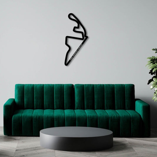 YAS MARINA CIRCUIT METAL WALL ART