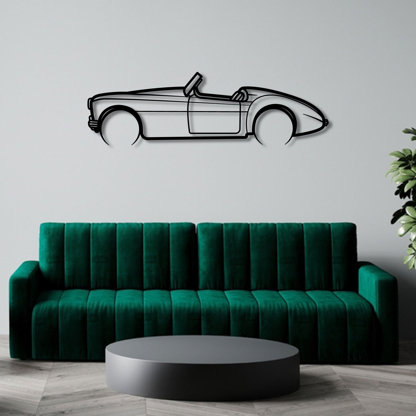 MGA 1500 ROADSTER 1956 METAL WALL ART