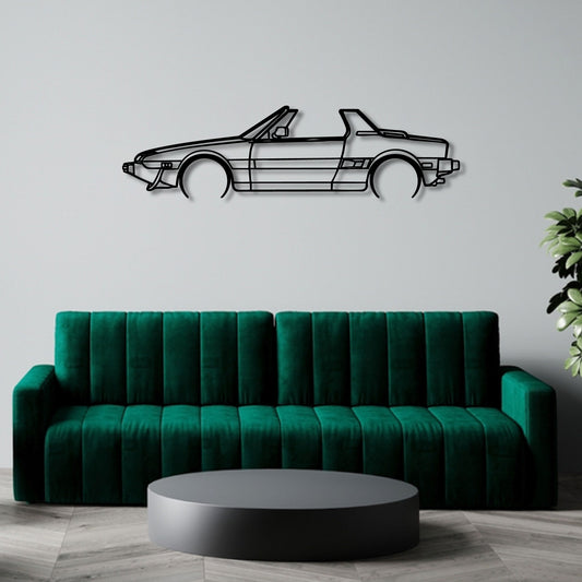 FIAT BERTONE X1/9 CONVERTIBLE METAL WALL ART