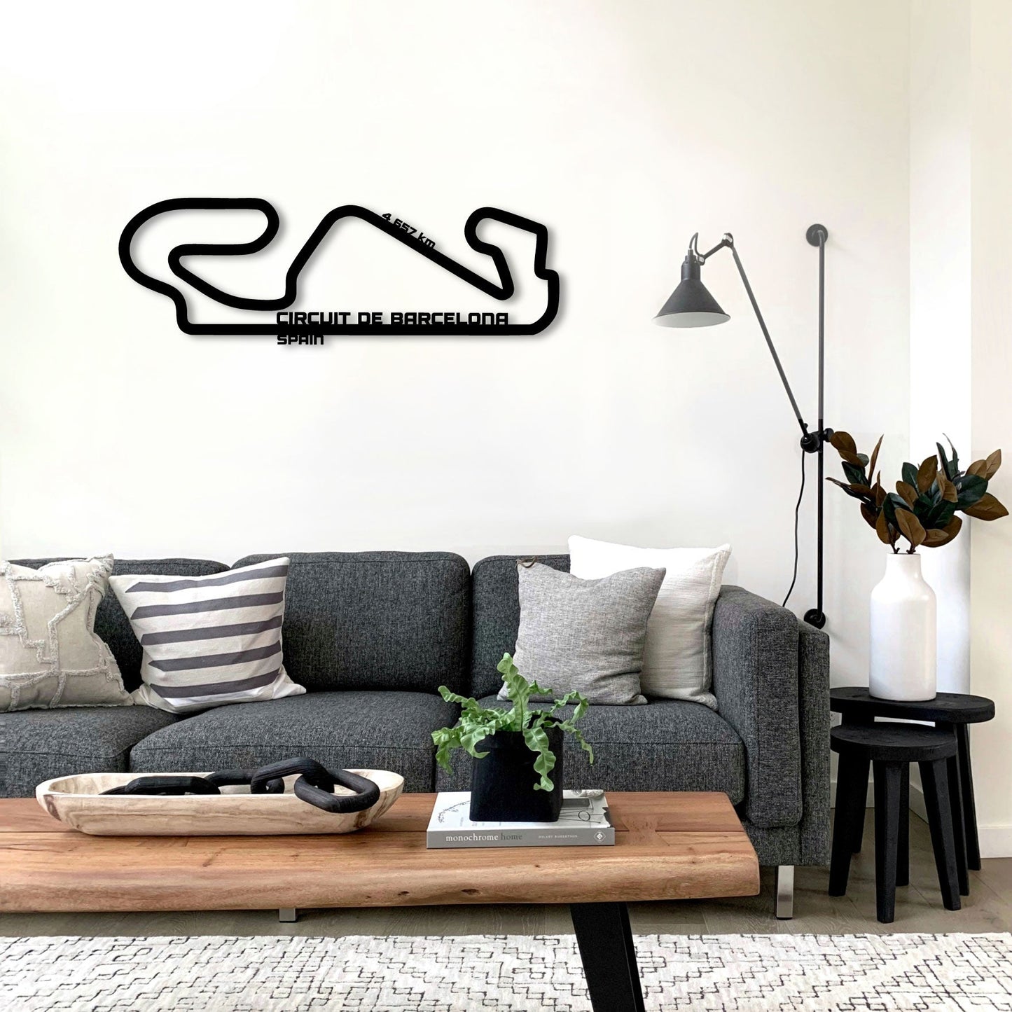 CIRCUIT DE CATALUNYA 2 METAL WALL ART
