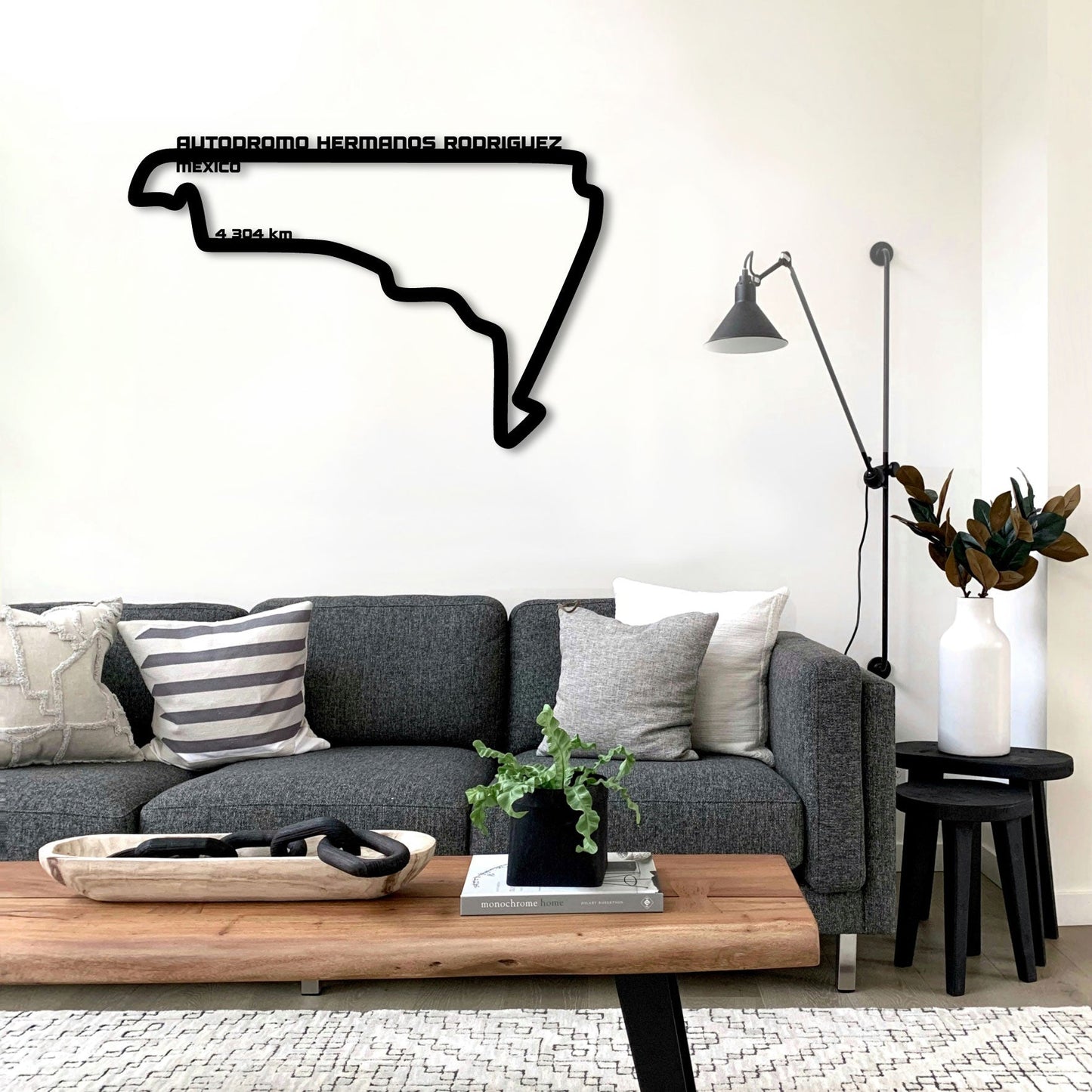 AUTODROMO HERMANOS RODRIGUEZ 2 METAL WALL ART