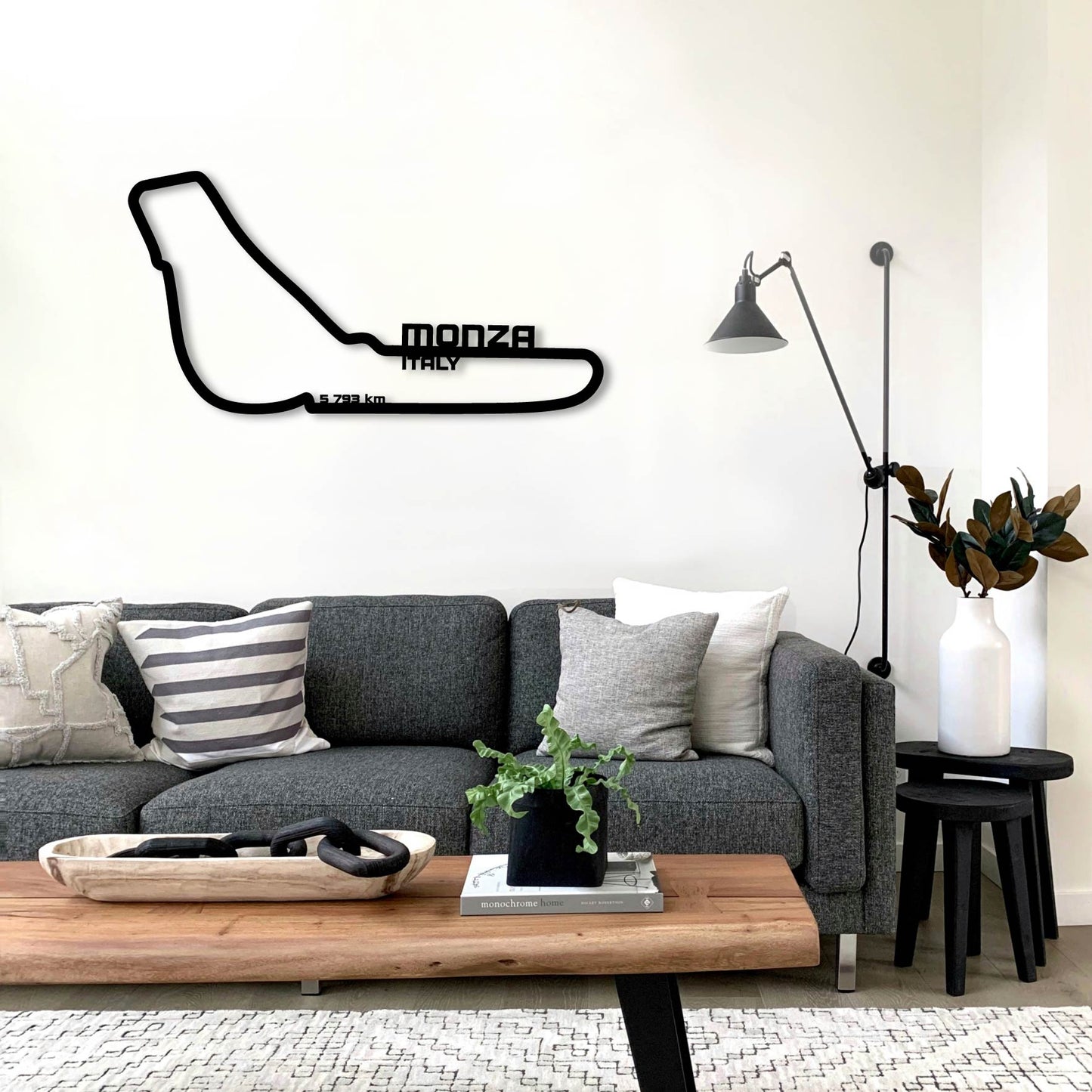 AUTODROMO NAZIONALE MONZA 2 METAL WALL ART