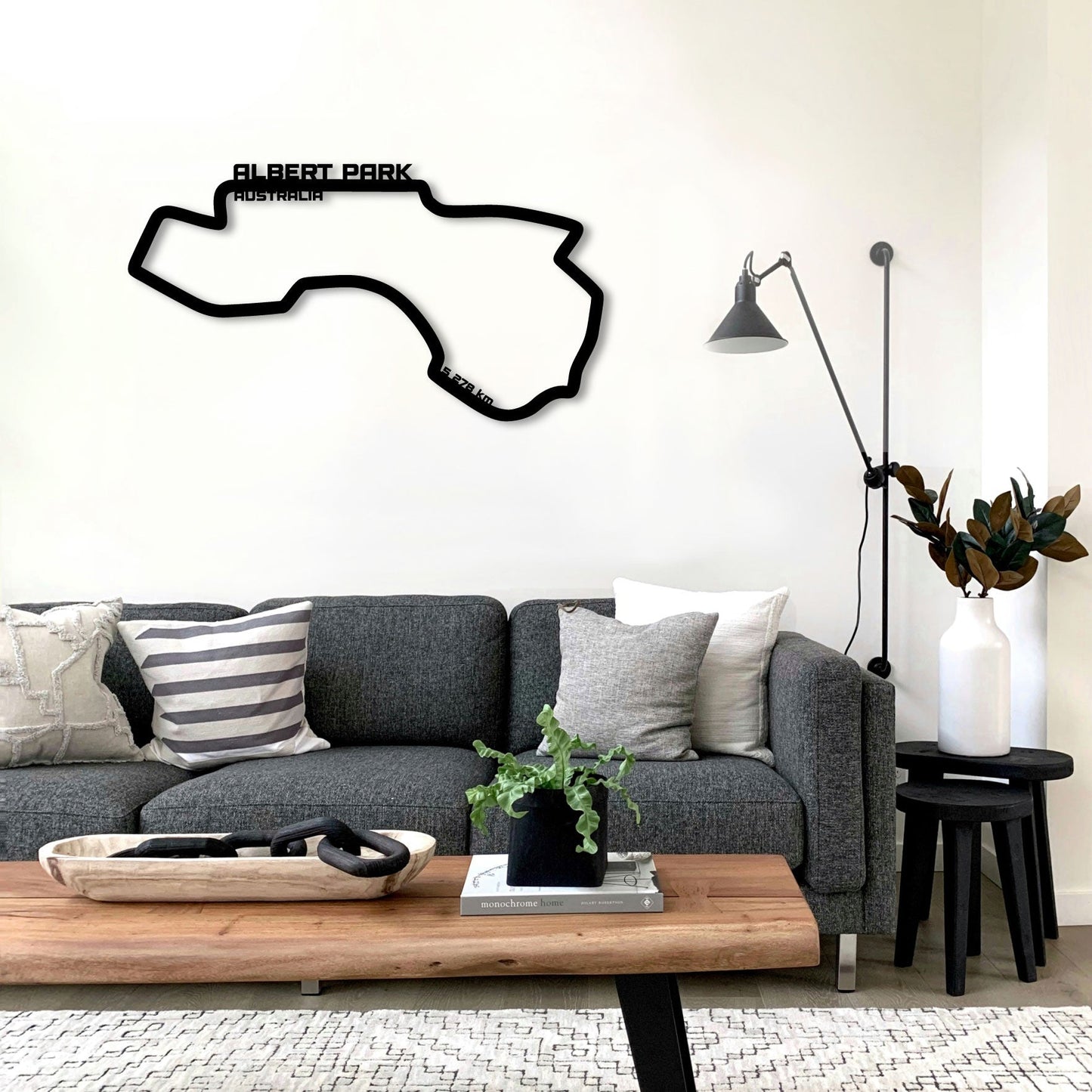 ALBERT PARK 2 METAL WALL ART