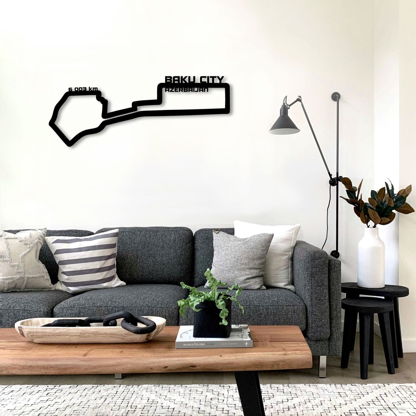 BAKU CITY CIRCUIT 2 METAL WALL ART