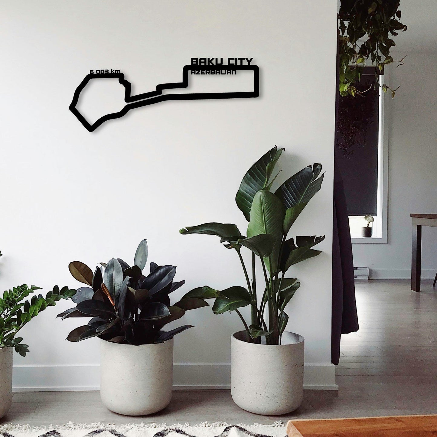 BAKU CITY CIRCUIT 2 METAL WALL ART