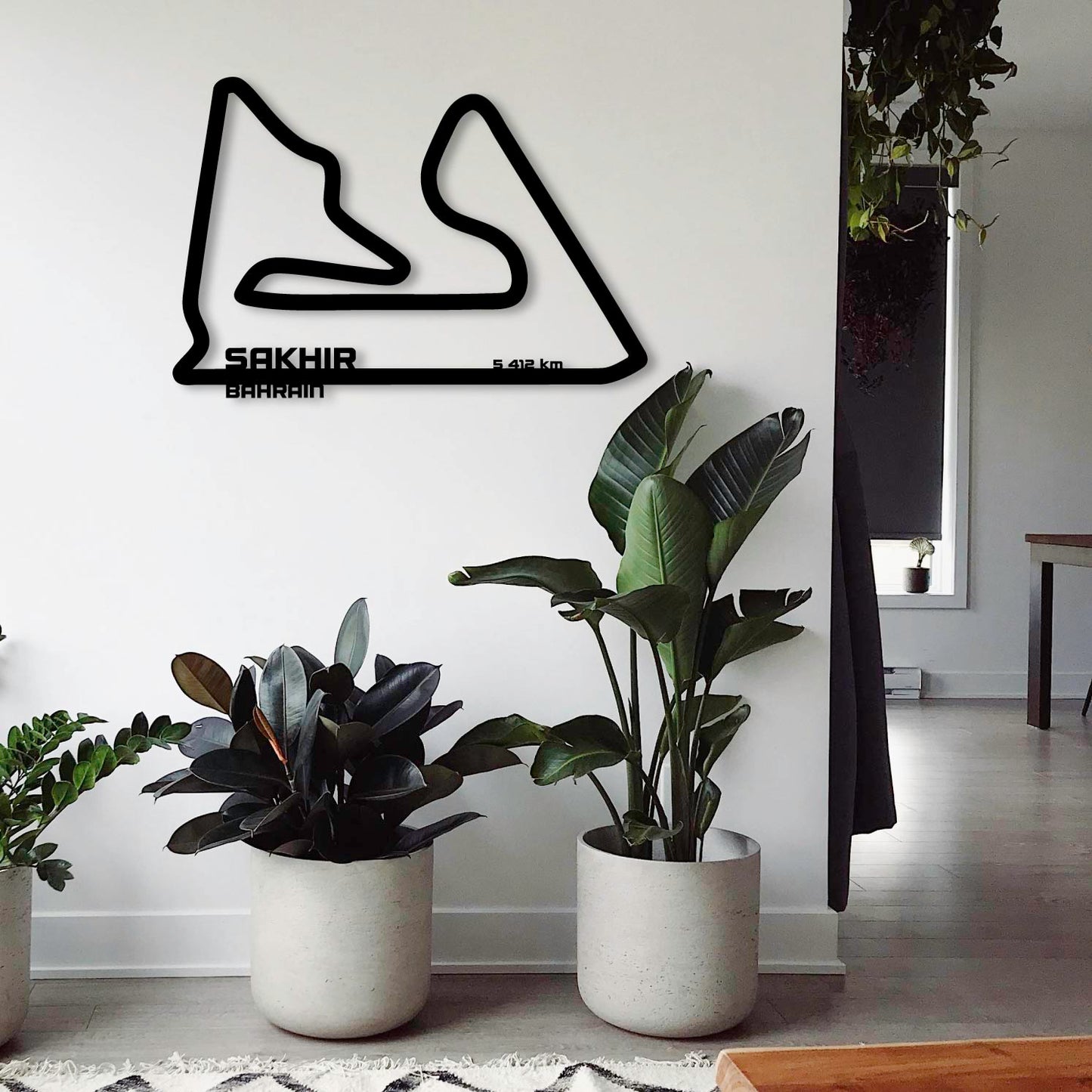 BAHRAIN INTERNATIONAL CIRCUIT 2 METAL WALL ART