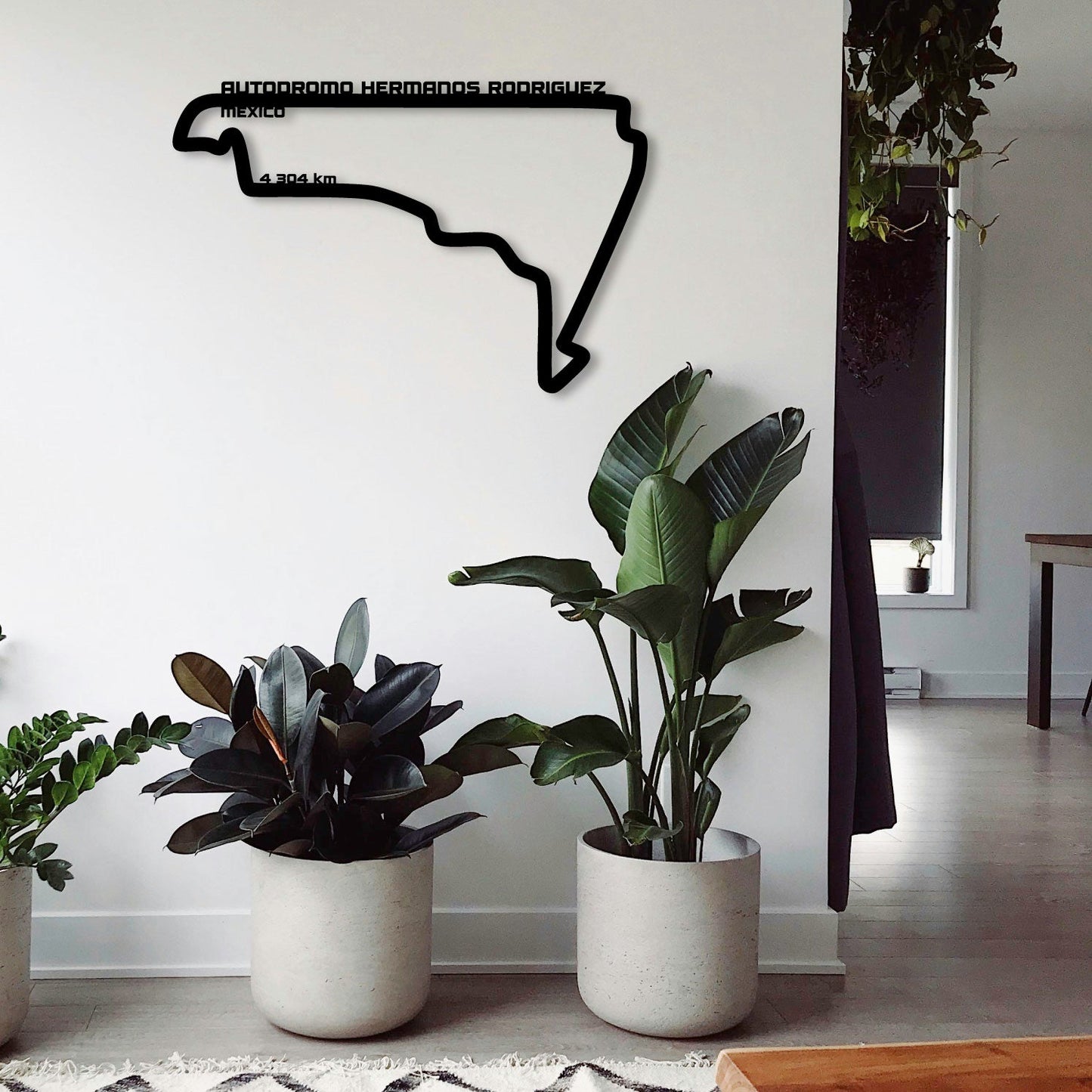 AUTODROMO HERMANOS RODRIGUEZ 2 METAL WALL ART