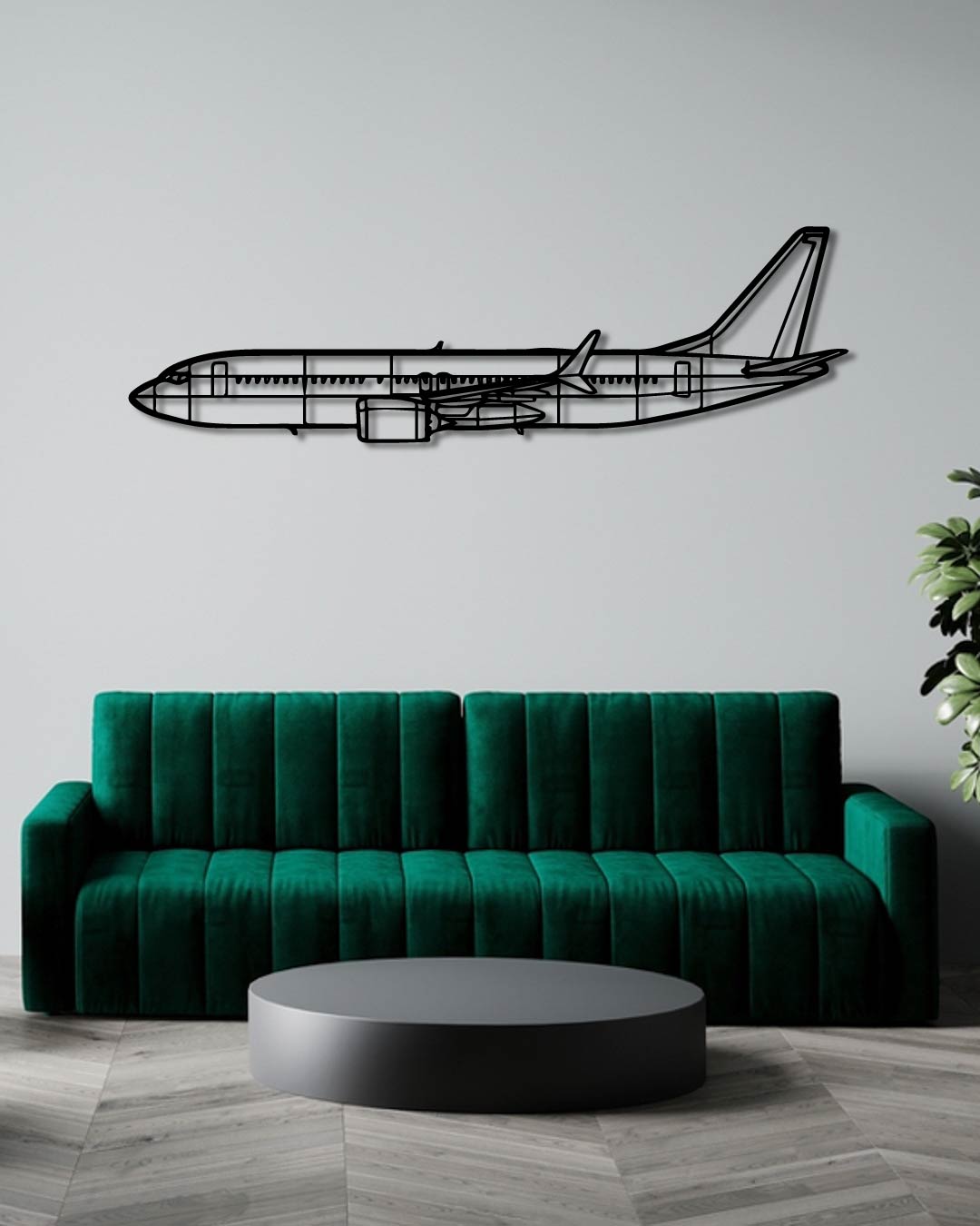 737 Metal Wall Art