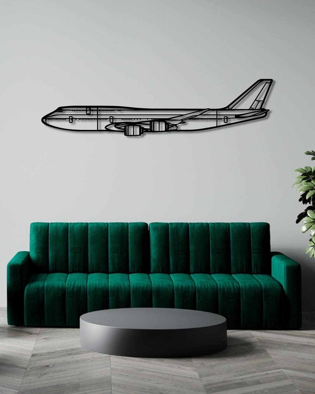 747-8 Metal Wall Art