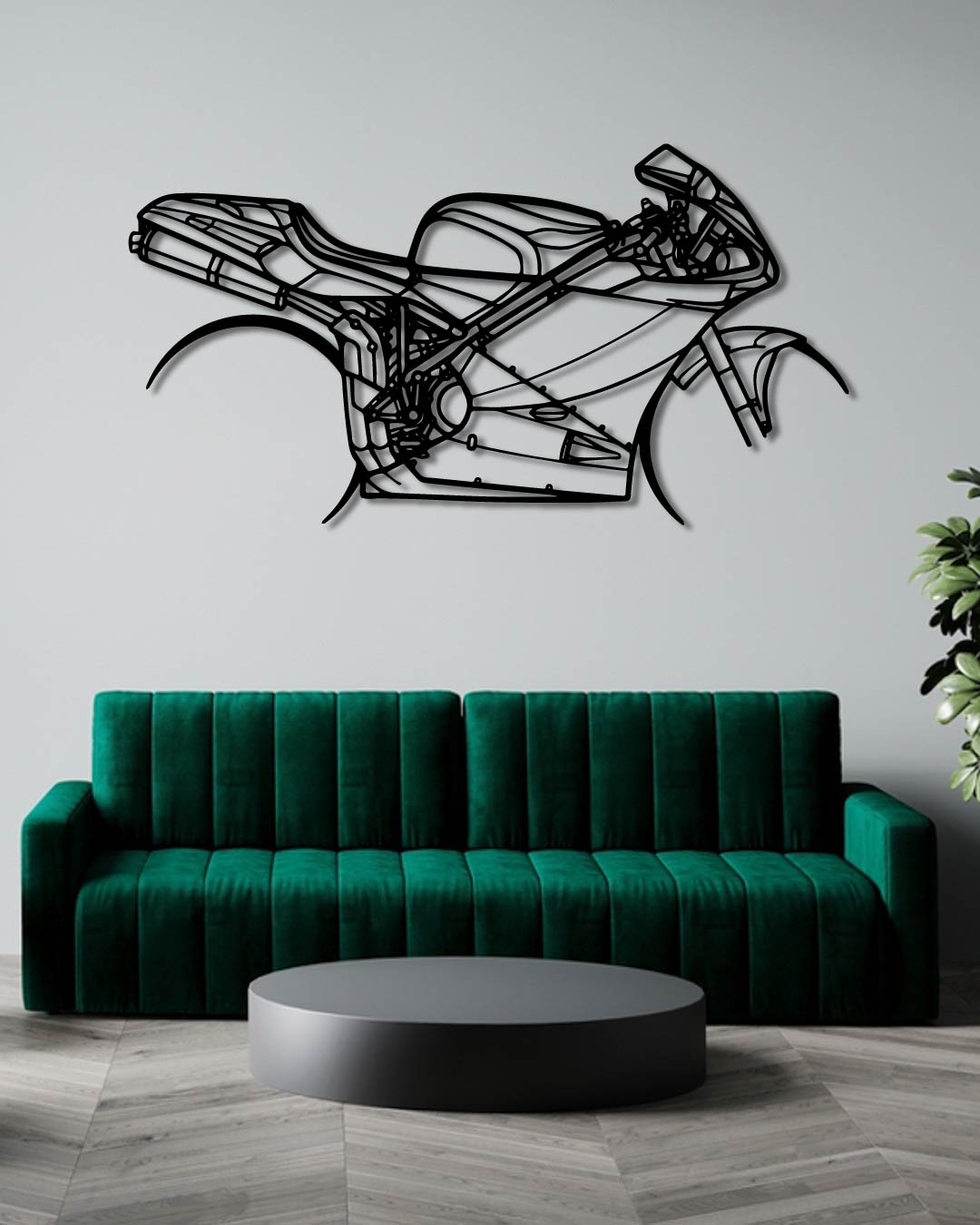 996S 2001 Metal Wall Art