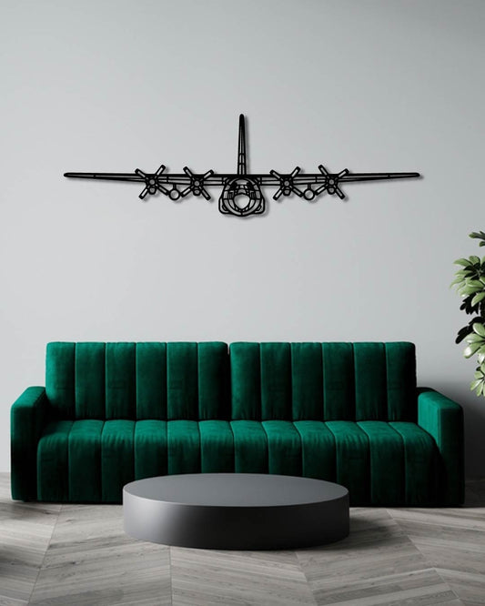 C-130H Hercules Front Metal Wall Art