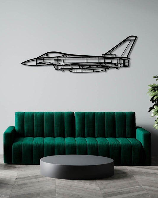 Eurofighter Typhoon Metal Wall Art