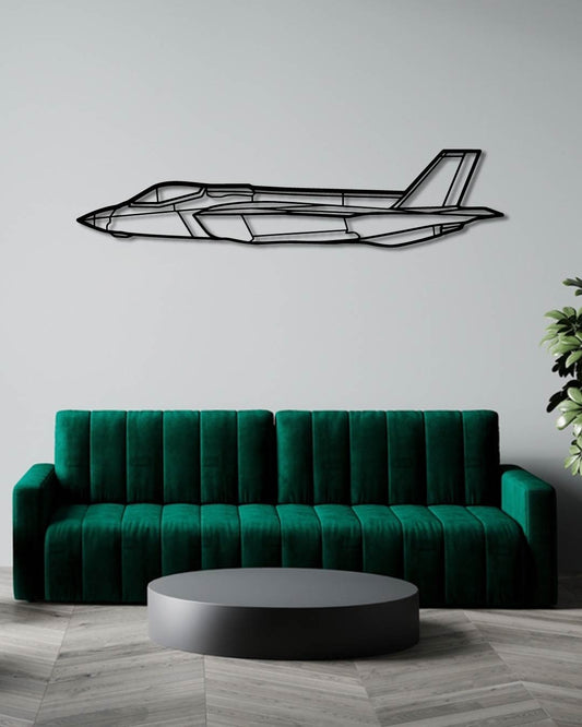 F35A Lightning ll Metal Wall Art