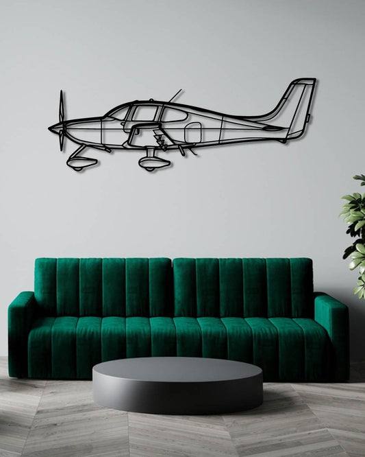 SR22 Metal Wall Art