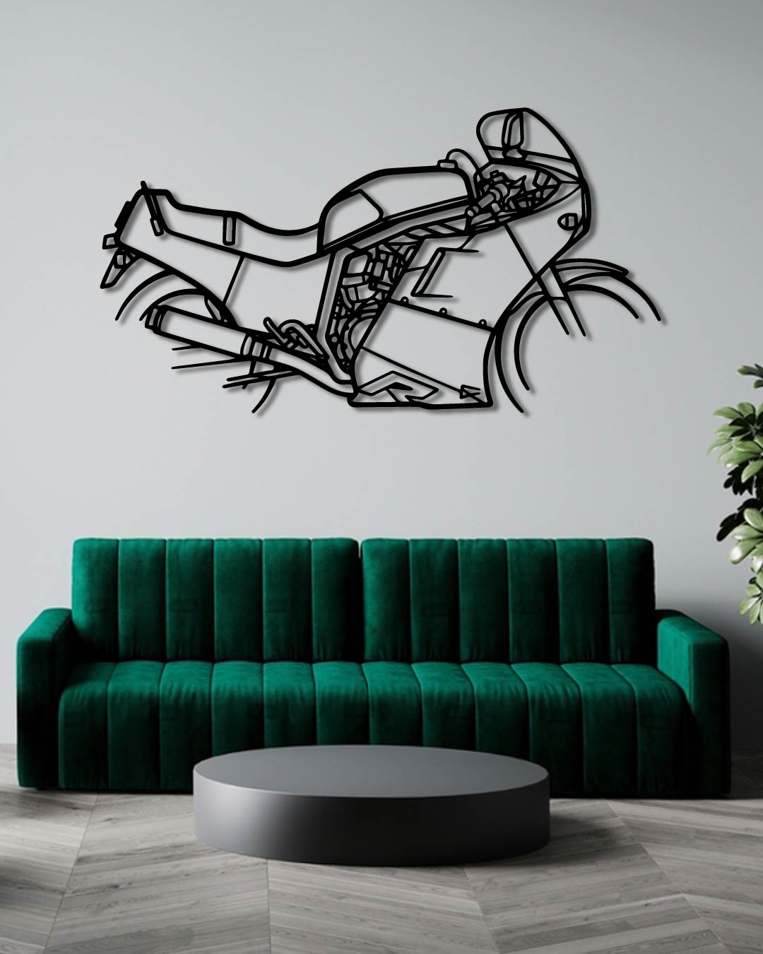 GSXR 750 1986 Metal Wall Art