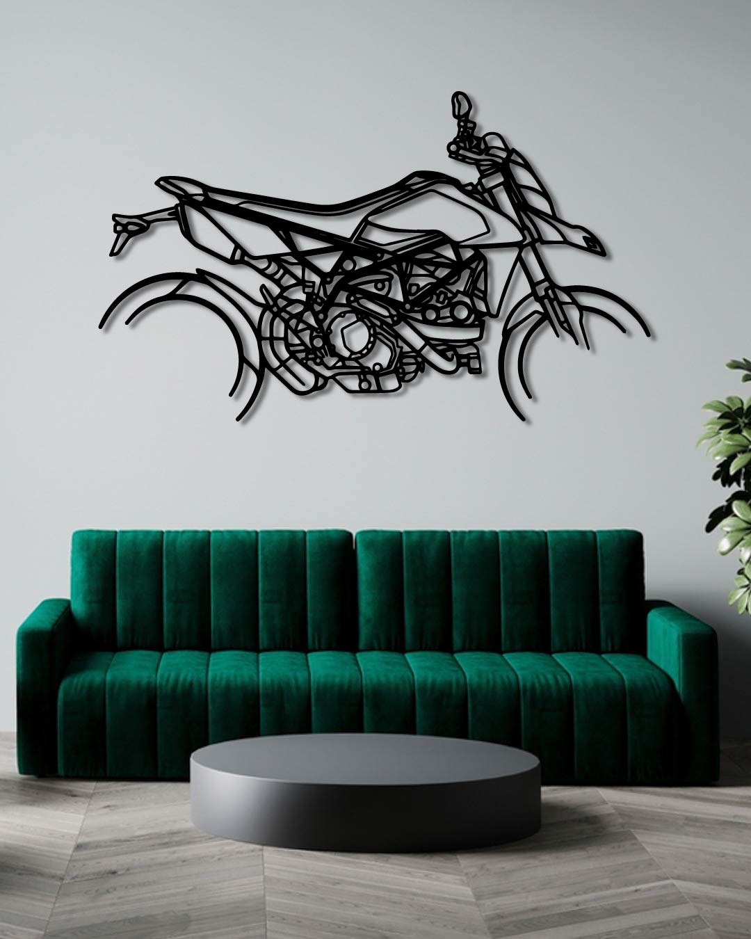 Hyper motard 950 RVE Metal Wall Art