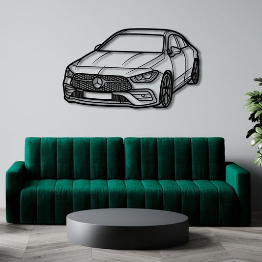 MERCEDES-AMG CLA 35 PERSPECTIVE METAL WALL ART
