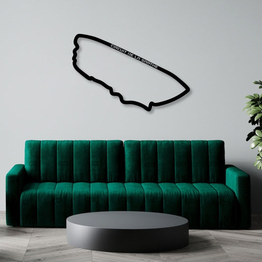 CIRCUIT DE LA SARTHE METAL WALL ART
