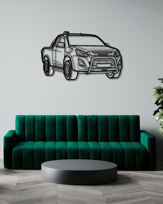 ISUZU KB PERSPECTIVE METAL WALL ART