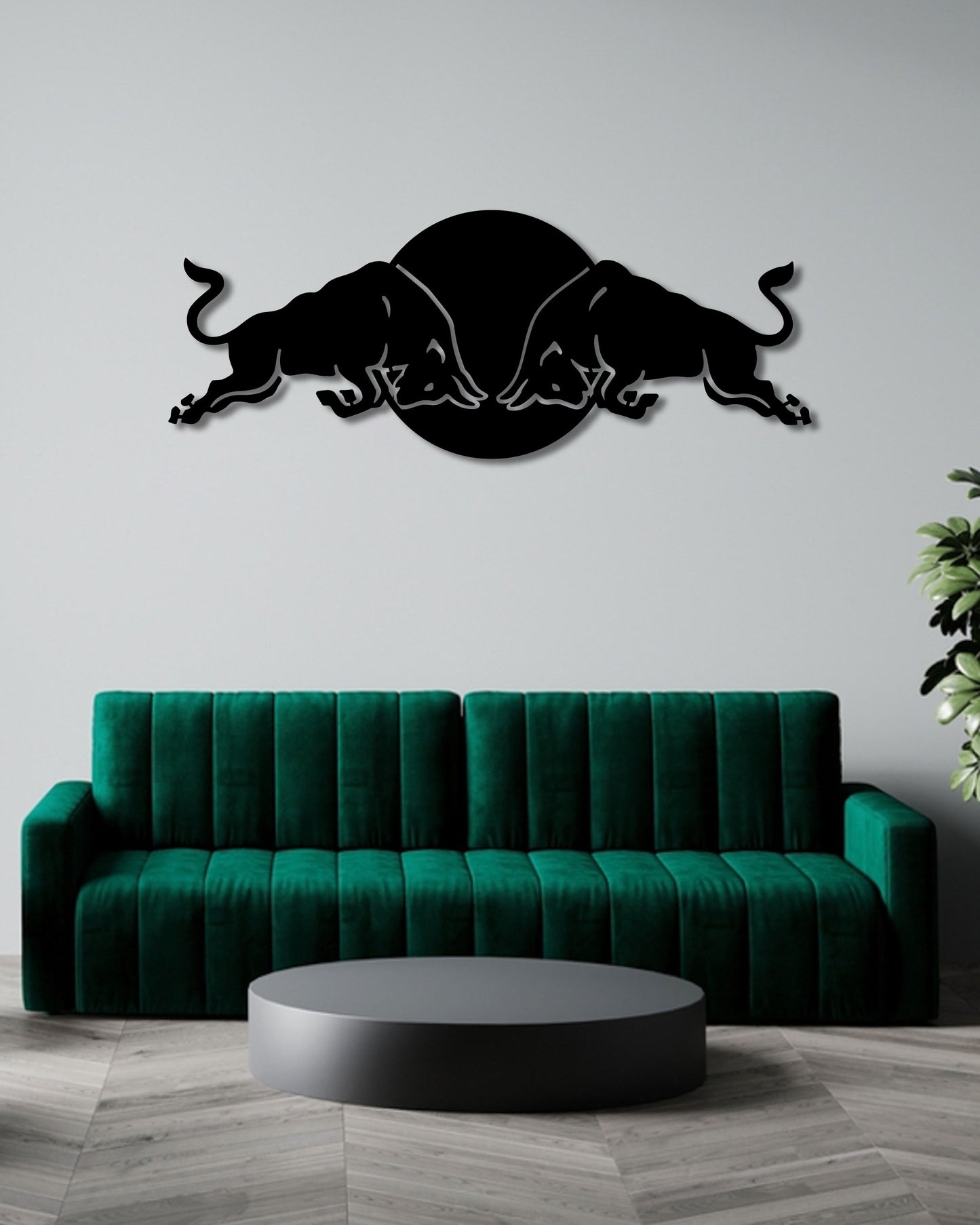 REDBULL F1 TEAM LOGO METAL WALL ART