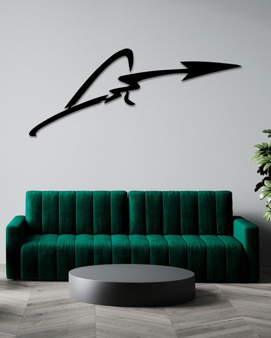 F1 FERNANDO ALONSO LOGO METAL WALL ART