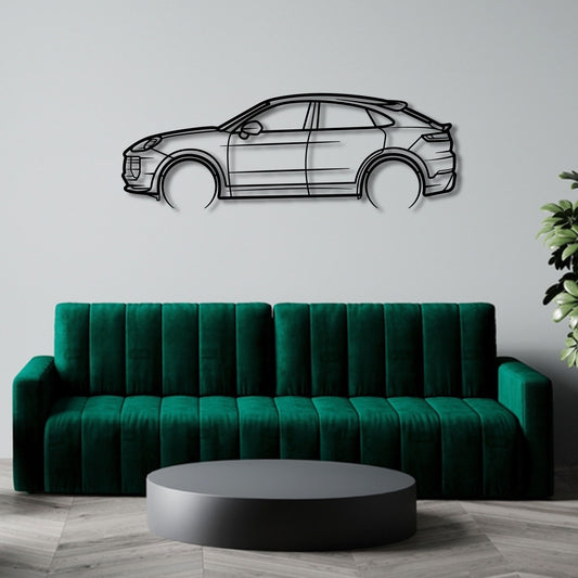 PORSCHE CAYENNE SUV DETAILED METAL WALL ART
