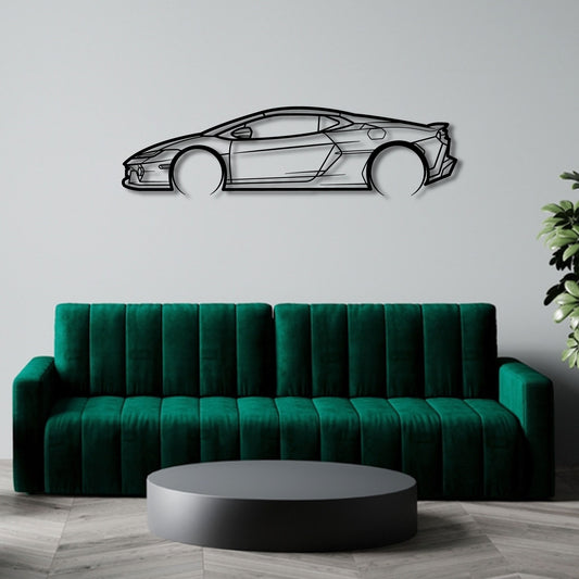 LAMBORGHINI TEMERARIO DETAILED METAL WALL ART