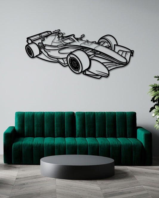 F1 2026 PERSPECTIVE ANGLE Metal Wall Art