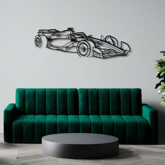 F1 2024 Sf-24 Angle Perspective Metal Wall Art