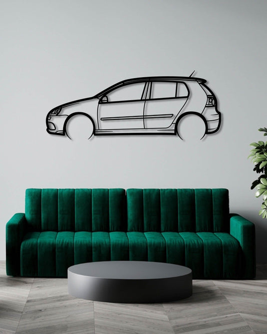 VW GOLF MK 5 R32 METAL WALL ART