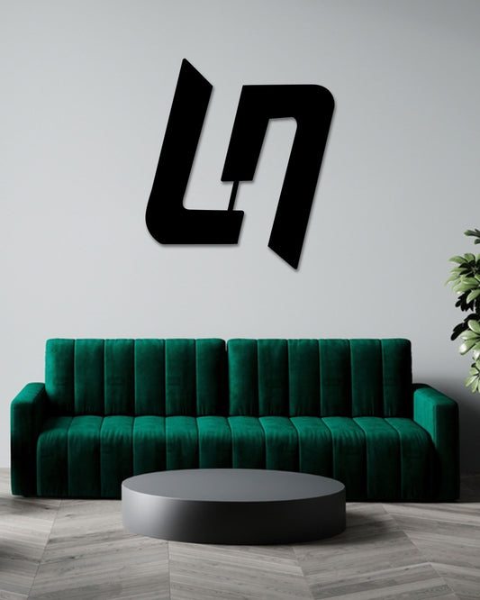 F1 LANDO NORRIS LOGO METAL WALL ART