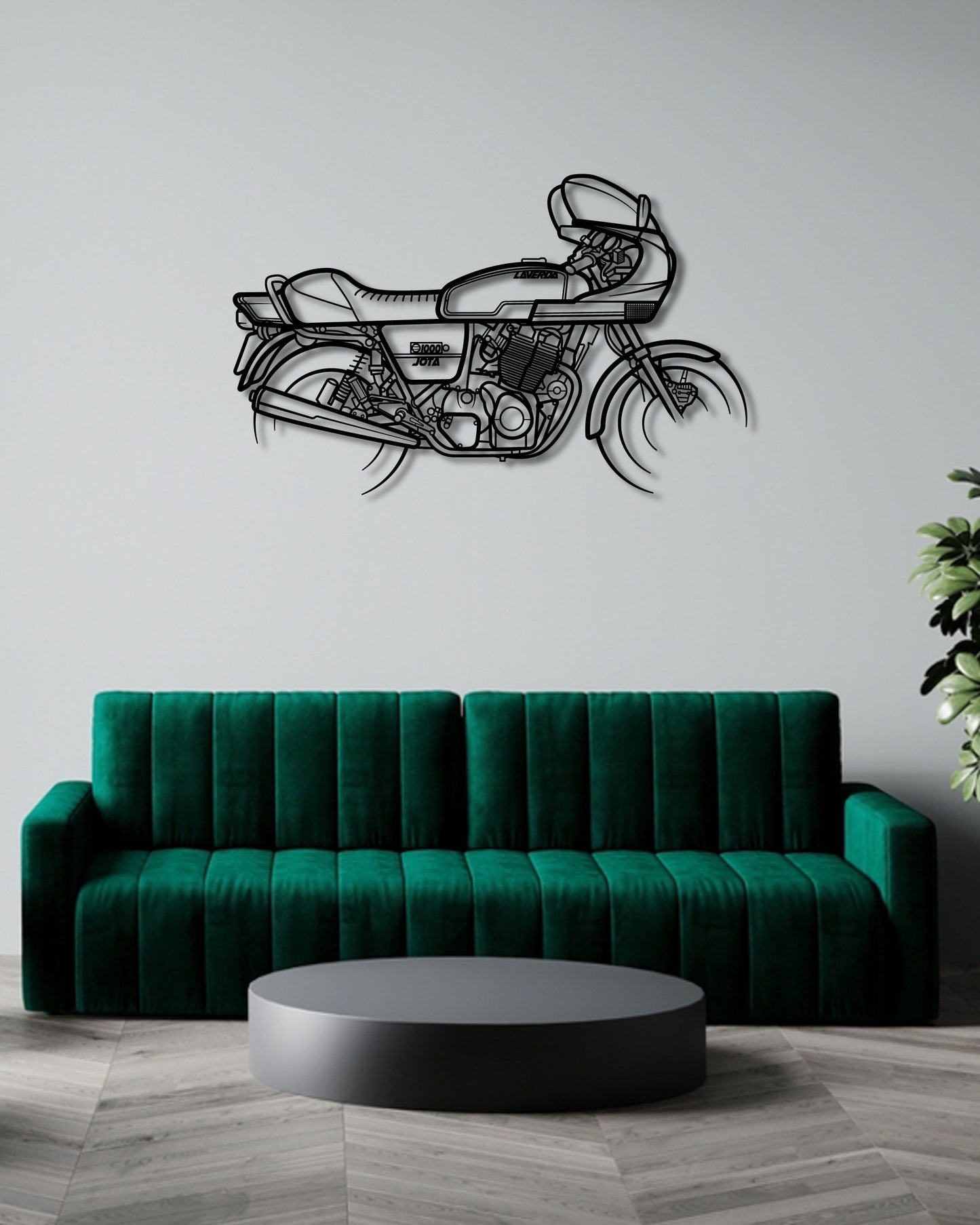 1970s LAVERDA 1000 JOTA Metal Wall Art