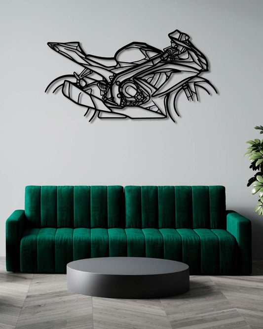 Suzuki GSXR metal wall art frame