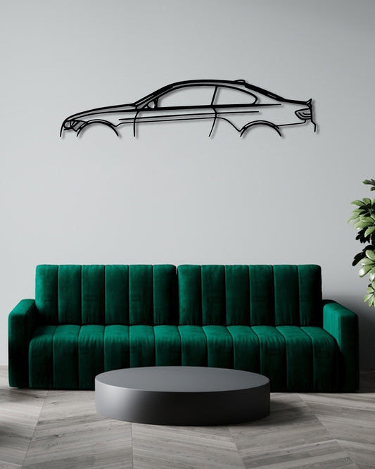 BMW 335I metal wall art frame