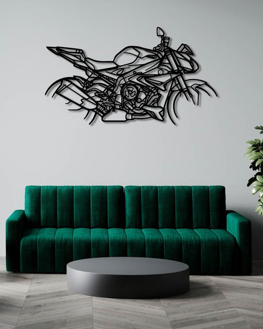 BMW S1000R Metal wall art frame