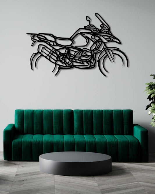 BMW GS Enduro metal wall art frame