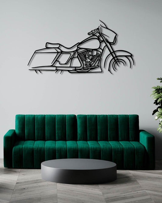 Harley Davidson Street Glide metal wall art frame