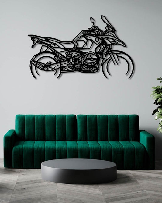 BMW R1250 GSA Metal wall art frame