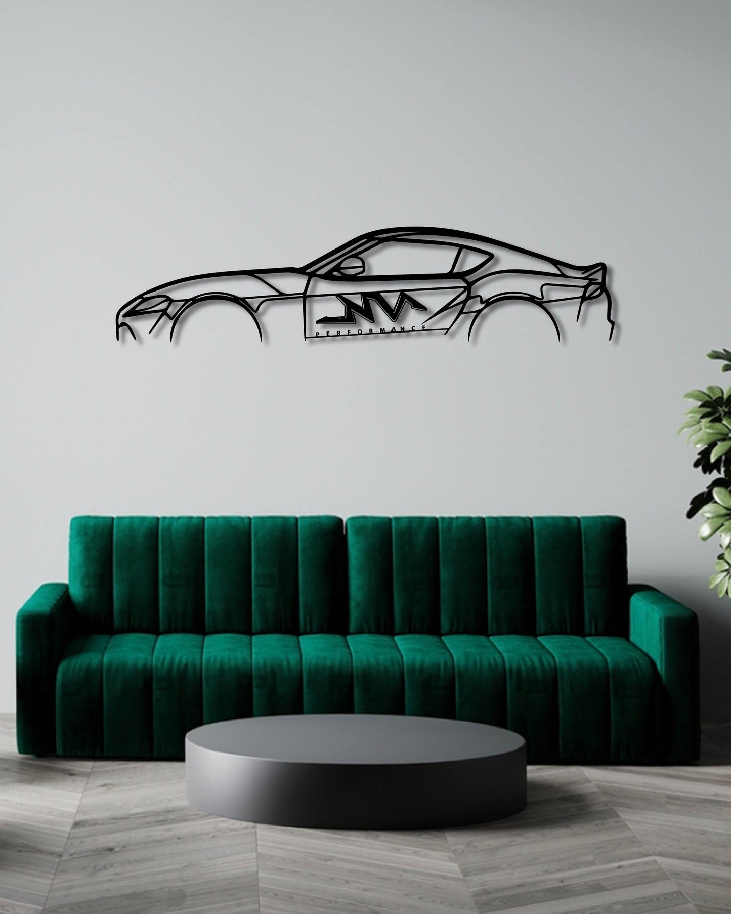 Toyota Supra Mk5 NV PERFORMANCE metal wall art frame