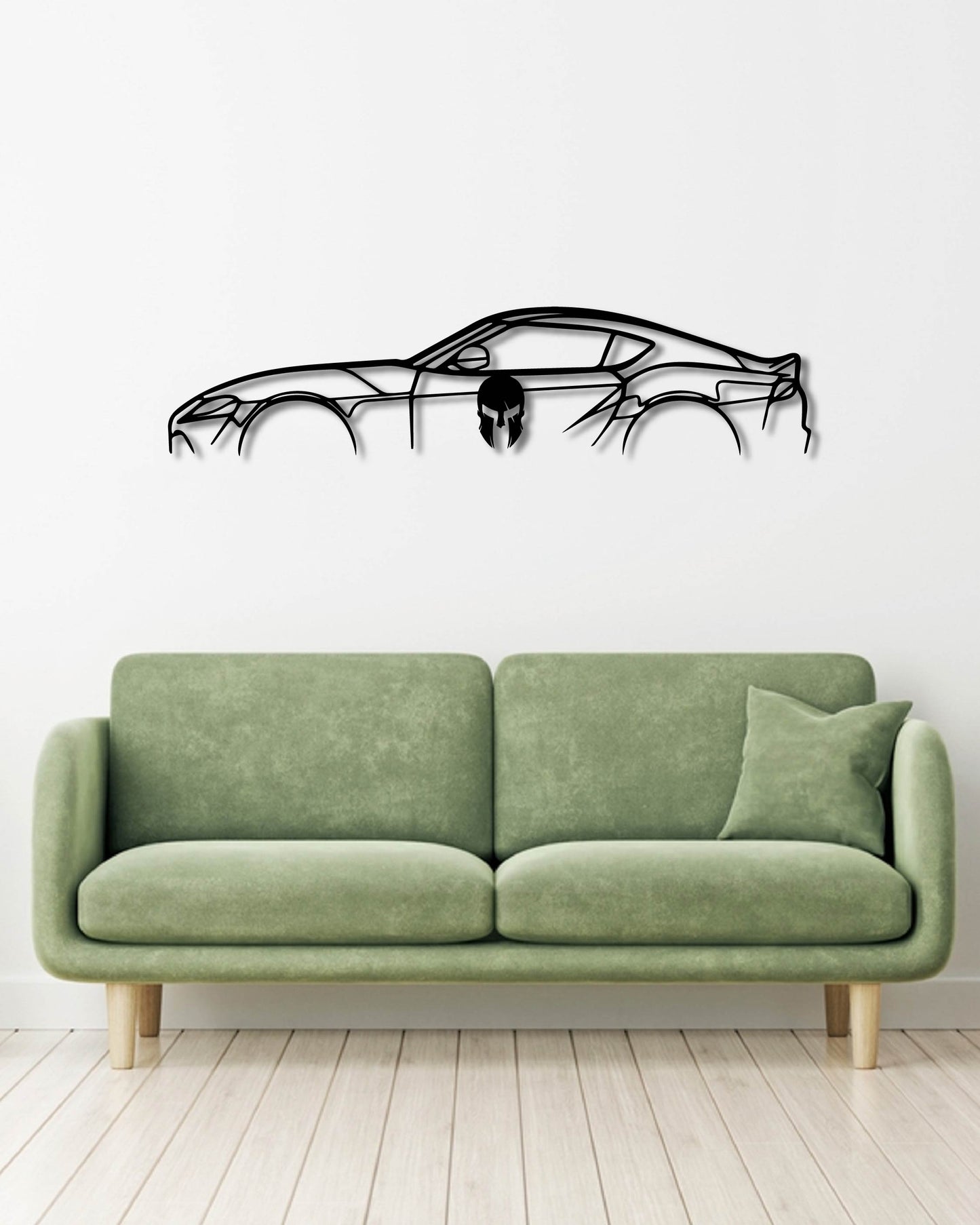 Toyota Supra Mk5 Spartan metal wall art frame