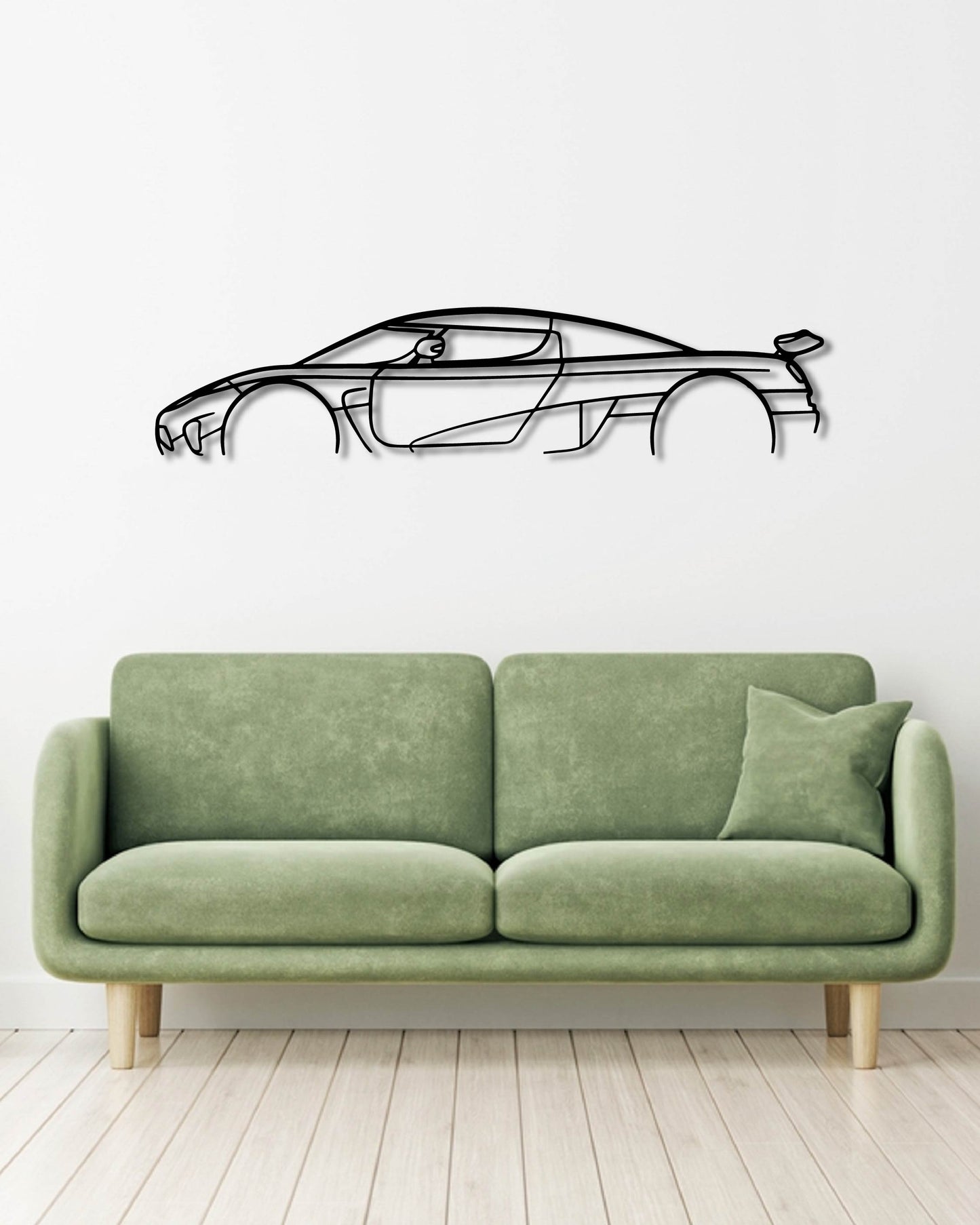 KOENIGSEGG AGERA R metal wall art frame