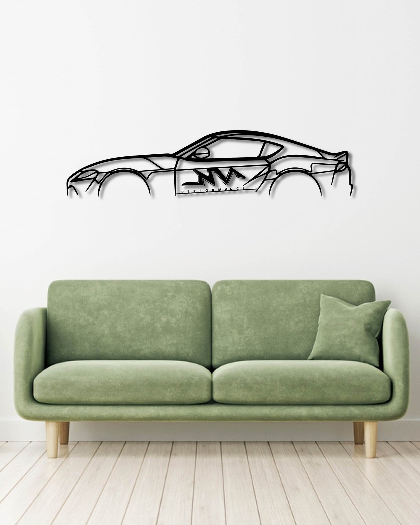 Toyota Supra Mk5 NV PERFORMANCE metal wall art frame