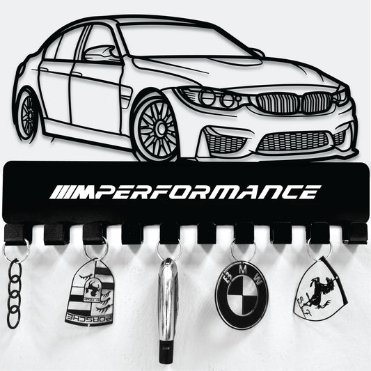 BMW F80 2 M3 MOD STEEL / METAL KEYHOLDER