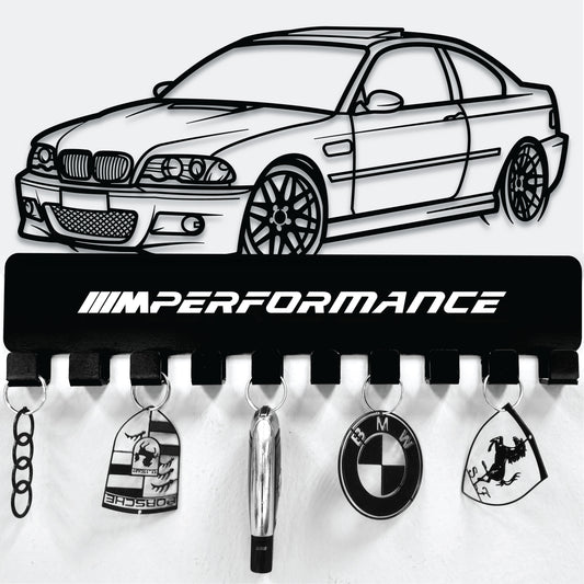 BMW E46 M3 MOD STEEL / METAL KEYHOLDER